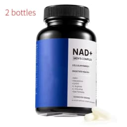 NAD+ Men’s Complex 1000mg Boost Stamina & Blood Flow with L-Arginine CoQ10 & Resveratrol Fight Fatigue Vegan Formula 60 Capsules