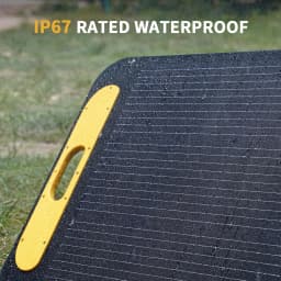 VTOMAN VS200 200W Portable Solar Panel, 19V Foldable Solar Charger for Power Stations, 23% High Efficiency, IP67 Waterproof with Kickstands, Solar Panel Kit for Backyard Off-Grid Systems