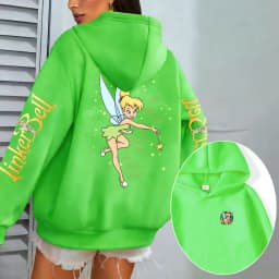 Tinker Bell Anime Men Cartoon Hoodie Women Pullover Tops Outdoor New Fashion Autumn Spring Couple Sweatshirts Clothes