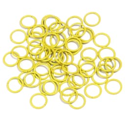 50pcs 8mm 10mm Colorful Single Loop Ring Metal Closed End Single Ring For Diy Jewelry Making Connectors Accessories Supplies