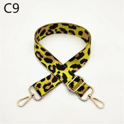 1Pc Deepeel 38mm Women Jacquard Bag Belts Leopard Shoulder Crossbody Straps Adjustable Webbing Strap DIY Bags Accessories