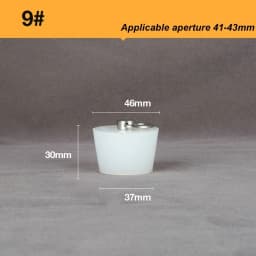 Silicone Rubber Tapered Plug 16 to 66mm Solid Bungs Stopper with Stainless Steel D Ring for Kitchen Bathroom Laundry Sink