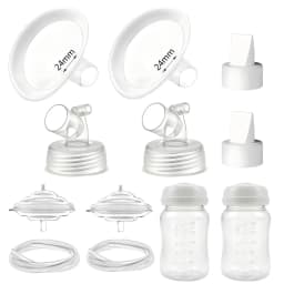 Replacement Breast Pump Parts for Spectra S1 S2 S9 Plus, Full Accessories Kit BPA-Free Silicone Breast Pump Spares