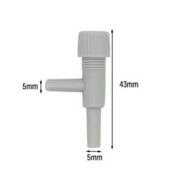 10/20pcs Aquarium Air Flow Control Valve Tap Fish Tank Air Water Flow Regulator Hose Connector Control Valve For 5mm Oxygen Tube