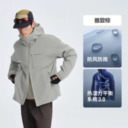 BOSIDENG 3‑In‑1 Outdoor Jacket 90 Goose Down 700+ Fill Power Detachable Liner Temperature Control Hooded Coat