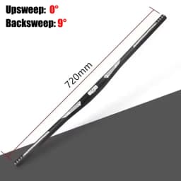 MTB Handlebar Aluminum Alloy Bicycle Handlebar for Road Mountain Bike Handlebar 31.8mm*650/720/780mm Steering Wheel for Bicycle