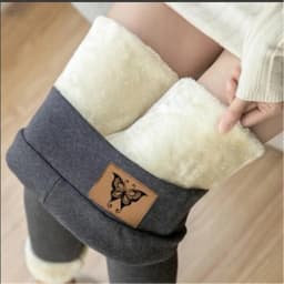 Women Solid Comfortable Stretchy Thermal Plus Size Fleece Lined Velvet Keep Warm Pants Winter Women Leggings High Waist Leggings