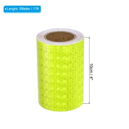5M Warning Reflective Sticker Honeycomb PVC Night Visibility Waterproof Conspicuity Reflectors Tape Safety Film For Bicycle 10CM