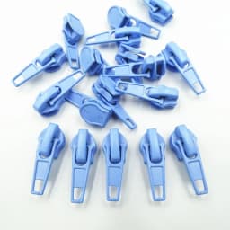 10-100Pcs 3#/5# Nylon Coil Auto Lock Zipper Puller DIY Sewing Tool Zipper Slider 20 Colors