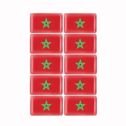 10pcs Epoxy Italy Flags Sticker Car Interior Decoration Decal for Fiat 500 Abarth Punto Panda Tipo Bravo Stilo Coupe Doblo Badge