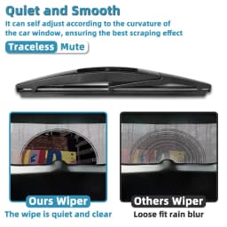 Lanke Suitable for Honda Fit JAZZ 2008-2020 Rear Wiper Blade Rear Glass Window Wiper Replacement Easy Installation Auto Parts