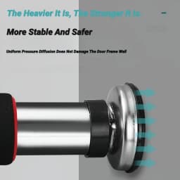 150kg Adjustable Door Horizontal Bars Exercise Home Workout Gym Chin Up Pull Training Bar Sport Fitness Wall Tension Muscle
