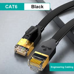 Samzhe Ethernet Cable Cat6 Gigabit High Speed 1000Mbps Internet Cable RJ45 Shielded Network LAN Cord for PC PS5 PS4 PS3 Xbox