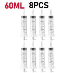 60/100ml Plastic Bulk Needle-Free Disposable Syringes Syringes Without Needle Syringe Glue Pet Feeding Needle Kitchen Tools