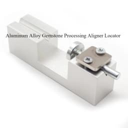 1pcs Aluminum Alloy Gemstone Processing Aligner Locator Level Seat Jewelry Processing Tool Butt Leveler Vertical Horizontal