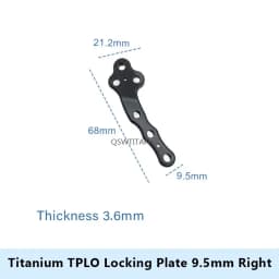 Titanium TPLO locking Plate ALPS Bone Plate Orthopedic Surgical Instruments Veterinary Pet Animal 1pcs