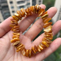 Original Amber Bracelets for Unisex New Genuine Irregular Beads Natural Black Medical Green Healing Jewelry Factory Unique Gift