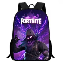 Fortnite Cartoon 15-inch Lightweight Backpack With Adjustable Shoulder Straps Kids Daily School Bag For Boys Girls Age 5-9