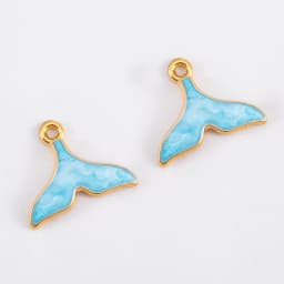10pcs Trend White Enamel Ocean Coral Conch Fish Bones Fishtail Heart Charms Alloy Pendants DIY Necklace Keychain Jewelry Making