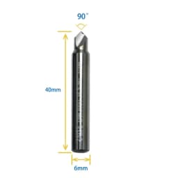 Carbide Dimple Cutter 90° 95° 100° milling cutter for Vertical Key cutting Machine to duplicate key Locksmith Tools