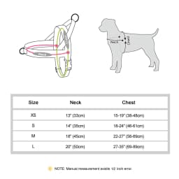 Nylon Dog Harness No Pull Dog Puppy Harnesses Soft Padded Pet Vest Adjustable for Small Medium Large Dog Chihuahua Pug Pitbull