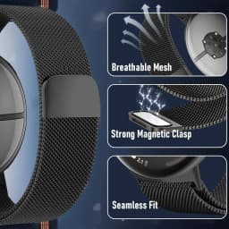 Milanese Loop Strap For Google Pixel Watch 5/4/3/2/1 45mm 41mm Magnetic Bracelet Wristband For Google Pixel Watch 5/4 Metal Band