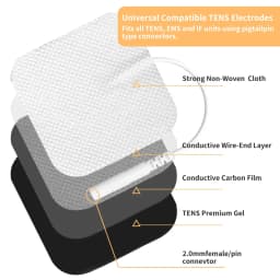 10/20/50Pcs Tens Electrode Pads Gel Electric Patches For Reusable Acupuncture Body Massager Pulse EMS Muscle Stimulator Sticker