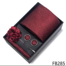 New Designer Blue Red Green Paisley Ties For Men Wedding Party Neck Tie Luxury Tie Pocket Square Cufllink Brooch Set