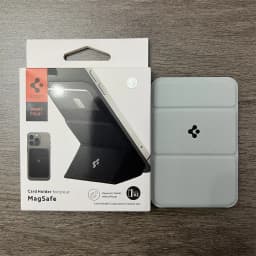 Spigen Leather Smart Fold For MagSafe Card Holder For iPhone 18 17 Air 12 13 14 Plus 15 16 17 Pro Max Folding Bracket Card Bag