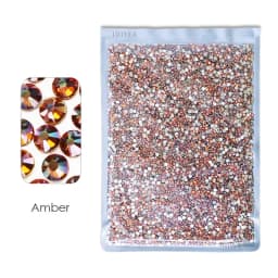 Bulk Wholesale AB Colours Big Package Non Hot Fix Rhinestone ss16 ss20 ss30 Flat Back Crystals Strass Stone For Nail Wedding