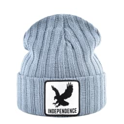 Knitted Skullies Beanie With Animals Patch Men Women Outdoor Casual Sport Hats Autumn Winter Solid Color Hip Hop Beanies