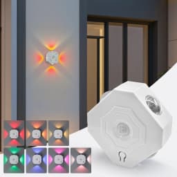 3 Colors or RGB Motion Sensor Wall Light LED Night Light USB Rechargeable Magnetic Wall Lamp Touch Dimming Bedside Stair Light