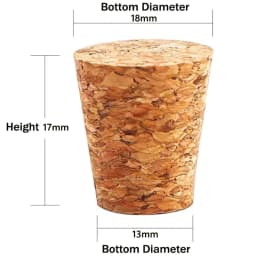 5/10pcs Wine Glass Bottle Stopper Kettle Pudding Container Cork Cap Burette Buret Tube Wood Lid Many Sizes