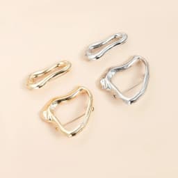 Simple Irregular Brooches Exquisite Heart Waist Cinch Pins for Women Men Vintage Casual Versatile Fixed Clothing Accessories New