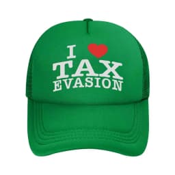“Tax Evasion Humor, Meme Design” Mesh Baseball Cap