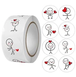 500Pcs Capybara Stickers Roll 1'' Cute Animal Stickers for Kids Stickers,Teacher Reward Supplies Colorful Stickers for Classroom