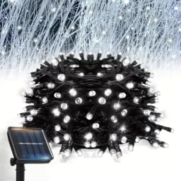 Outdoor Solar LED String Lights Waterproof 8 Modes Fairy Lights Solar Powered for Christmas Tree Patio Yard Party Holiday Decor
