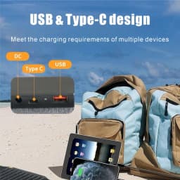 1000W Solar Folding Panel Ecoworthy Portable Bag USB Solar Charger Outdoor Power Hiking Camping Power Generator Gift Alo Ugree