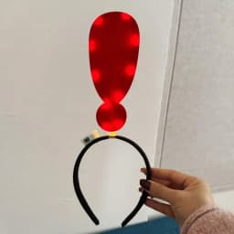Unique Arrow Light Headband Funny Question Mark Hair Band Christmas Favors Girl Headgear Holiday Hair Hoop Costume Headpiece