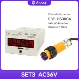 JDM11-6H 6 Digit Electronic Digital Counter Display Hall Sensor Proximity Photoelectric Switch NPN DC12-24V AC110-220V