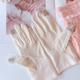 Summer New Thin Lace Sun Protection Anti-UV Gloves Elegant Jacquard Pattern Lady Riding Drive Non-Slip Breathable Mittens
