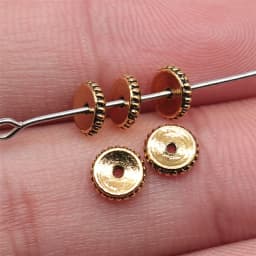 100pcs Antique Silver Color DIY Crafts Making Findings Handmade Metal Alloy Spacer Bead Charms For Jewelry Making