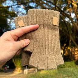 Winter Thick Elastic Knitted Gloves Warm Writting Office Cycling Fingerless Glove for Men Women Touchscreen Driving Work Gloves