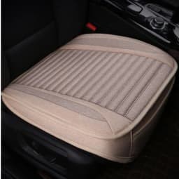Breathable Car Seat Cover 9D Flax Seat Protection Cushion Four Seasons Universal Front And Rear Seat Anti-skid Pad Driver Mat