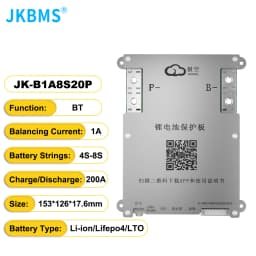 JKBMS JIKONG SMART BMS 4S 5S 6S 7S 8S 12V 24V BATTERY WITH 1A ACTIVE BALANCE HEAT FUNCTION ON SALE