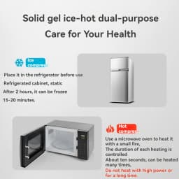 AOLIKES 1PCS Wrist Ice Pack Wrap for Pain Relief, Reusable Wrist Brace Cold Gel Ice Pack for Injuries, Hot & Cold Compress Wrist