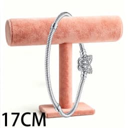 2026 New 925 Silver Double Leather Rope Women's Logo Love Heart Butterfly Bracelet Display Tool Exquisite DIY Charm Jewelry
