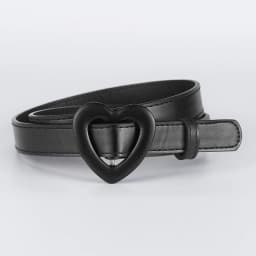 New Love Heart Button PU Needle Buckle Thin Waist Belt with Casual Decoration Paired High-end Unisex Girls's Belts for Children