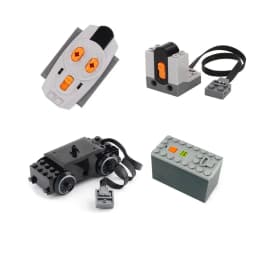 Technical MOC 88002 Train Motor Kit with IR Remote Control Compatible for 10219/10254 PF Models