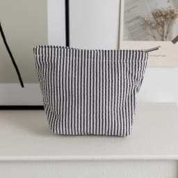 Women's Striped Beach Clutch Bag Versatile Small Woven Crochet Handbags Purses Knitting Dumpling Clutch Casual Bag